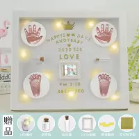 宝宝满月纪念品手足印手足脚印泥婴儿百天周岁礼物新生儿创意