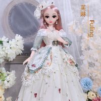 芭比娃娃套装大礼盒女孩儿玩具60厘米衣服鞋子水晶鞋公主