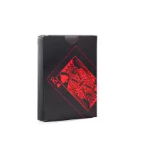 桌游卡片pvc魔术扑克纸 防水黑色塑料扑克