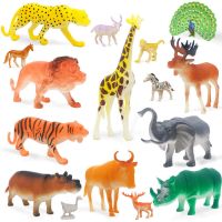 动物大号仿真软胶恐龙玩具十二生肖套餐大象狮子老虎模型玩具