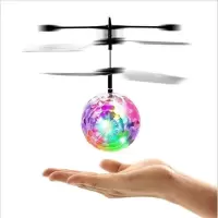 感应飞行器直升飞机儿童玩具七彩球充电感应飞行球悬浮室内