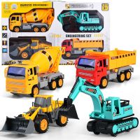 儿童工程车模型玩具车套装挖土机挖掘机运输车水泥搅拌车吊车男孩