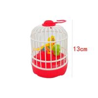 一盒9个萌宝趣味仿真鸟笼灯光音乐鸟笼儿童趣味糖果玩具