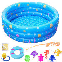 海洋球池加厚决明子池充气游泳池洗澡沙滩玩具