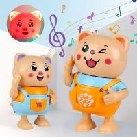 跳舞猪电动带灯光海草舞唱歌跳舞萌萌小猪男女孩玩具