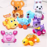 趣味发条玩具组合多件套婴儿宝宝小男女孩学爬上弦上链会跑的玩具|螃蟹赛车狗考拉龟兔+梅花鹿恐龙