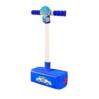 新款儿童青蛙跳玩具幼儿园小学生弹跳感统蹦跳杆弹跳鞋跳跳杆|卡通款[闪光蓝]加厚有声-加强款