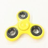 掌上旋转手指陀螺成人减压塑料发光指尖陀螺儿童金属玩具|金色 尖刺五角星