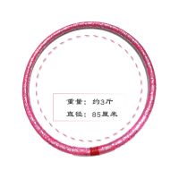 呼啦圈 送皮尺 跳绳 成人男士女士圈加粗 整体式 健身|玫红色(送皮尺) 五斤