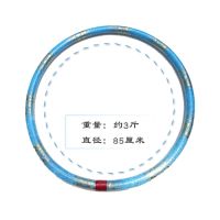 呼啦圈 送皮尺 跳绳 成人男士女士圈加粗 整体式 健身|蓝色(送皮尺) 三斤