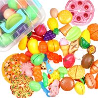 原包加大儿童过家家仿真切水果玩具蔬菜大披萨切切乐玩具套装|豪华切切乐45件套+披萨+收纳盒