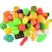 原包加大儿童过家家仿真切水果玩具蔬菜大披萨切切乐玩具套装|14件套随机10可切+大刀板两个盘子