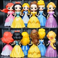 洋芭比娃娃套装白雪公主冰雪奇贝尔美人鱼女孩换衣生日礼物玩具