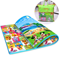 爬爬垫+送收纳袋加厚儿童爬行垫学步垫郊游野餐垫折叠爬爬垫子