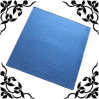 麻将桌布麻将毯加厚扑克垫子色隔音麻将桌垫 手搓麻将垫73-84cm|深蓝色 73x73cm