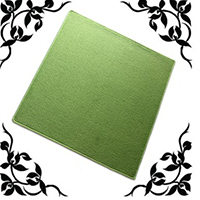 麻将桌布麻将毯加厚扑克垫子色隔音麻将桌垫 手搓麻将垫73-84cm|果绿色 73x73cm