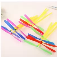 一!发光夜光竹蜻蜓儿童玩具螺旋手搓飞天玩具|不发光竹蜻蜓 30支装