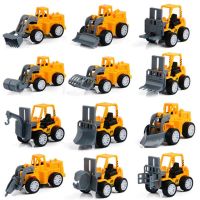 工程车挖掘机迷你模型耐摔惯性回力儿童玩具套装男孩3岁玩具|12款工程车[全款]