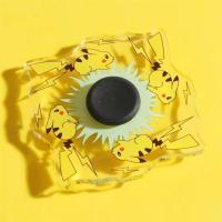 买三送一新品动态指尖陀螺旋转会奔跑的火影忍者皮卡丘悟空|皮卡丘奔跑款 铁盒装