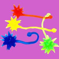 爬墙蜘蛛人儿童玩具礼品人粘性解压减压蜘蛛侠整蛊粘粘手掌|【粘性星锤子玩具】颜色随机 8个【店主推荐】