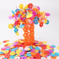 儿童diy雪花片幼儿园手工课男孩女孩拼插拼装积木3-6周岁玩具