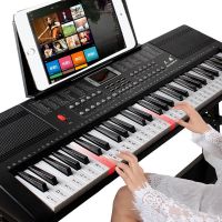 61键亮灯电子琴初学者儿童入门成人幼师钢琴键88