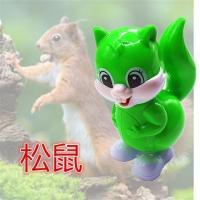 80后怀旧上弘劲上链摇摆鱼小孩婴幼儿童宝宝发条玩具|发条宠物松鼠1只[颜色随机]