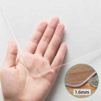 茶几桌布防水防烫防油塑料pvc透明软玻璃电视柜饭桌圆餐垫长方行|环保级透明1.6(升级二代) 40*80cm