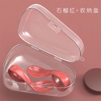宝宝健乐弯把训练叉勺婴儿短柄学食pp餐具吃饭辅食勺子|石榴红+收纳盒