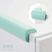 防撞条加厚加宽儿童墙角保护宝宝桌角防碰撞墙贴软包婴儿桌子包边|浅绿色 2米L条+4个L角-送胶带