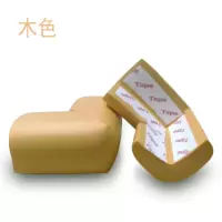 儿童安全防撞角加厚婴儿玻璃桌角护角保护套宝宝桌子茶几包角防护|木色 高品质[3M胶免贴10个]