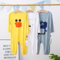 婴幼儿长袖连体衣2021秋季新款宝宝家居服中小童爬行服新生儿衣服