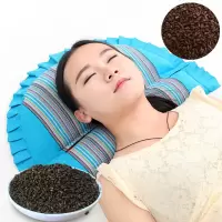 决明子枕枕头荞麦皮护颈枕成人决明子单人圆枕芯
