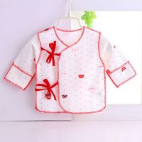 新生儿半背上衣服棉春秋衣夏季薄款初生婴儿内衣男女宝宝和尚服