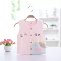 新生婴儿马甲春秋双层棉儿童背心保暖马甲宝宝马甲男女外穿坎肩