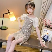 女童旗袍裙子中国风大童公主裙洋气儿童装汉服夏季2021新款连衣裙