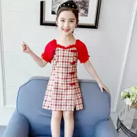 女童旗袍裙子夏装女孩洋气公主裙儿童汉服2021童装新品唐装连衣裙