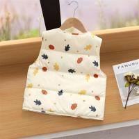 儿童轻薄羽绒马甲秋冬新款童装男女童婴幼儿宝宝白鸭绒保暖背心潮