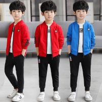 儿童三件套/外套 童装男童春装套装2021新款春秋季男孩运动韩版潮