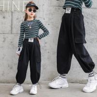 男女童工装裤2021新款春秋装儿童长裤子中大童运动女孩阔腿女装潮