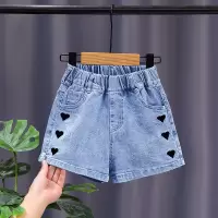 女童牛仔短裤夏装薄款外穿百搭洋气宝宝休闲热裤夏季女孩儿童裤子