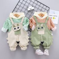 男女童秋装套装洋气儿童一岁宝宝婴儿背带裤衣服小童春装两件套潮