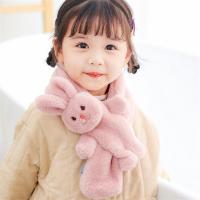 儿童围巾冬女孩可爱围巾毛绒围巾男女童保暖围脖