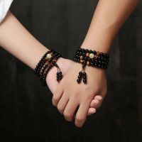 男女款情侣多圈多层手链 手串十二生肖手串饰品礼品