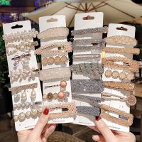 儿童水钻发夹简约风气质边夹水钻夹子女刘海侧边发卡发饰