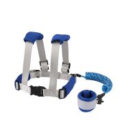 儿童防走失牵引绳背带手环二合一防丢防走丢防走丢小孩防丢绳|1.5米蓝色肩带二合一两用款 1.5米