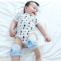 2双装宝宝护膝婴儿幼儿夏季学步爬行护膝套透气小孩防摔儿童护肘