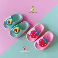 宝宝拖鞋女家用浴室男童女童防滑小孩拖鞋夏厚底踩屎感水果凉拖