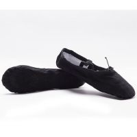 黑色舞蹈鞋男士女软底练功鞋儿童舞蹈鞋形体瑜伽猫爪跳芭蕾舞鞋子