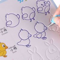 儿童画画书套装幼儿园绘画本册临摹宝宝控笔简笔画入门凹槽写字帖